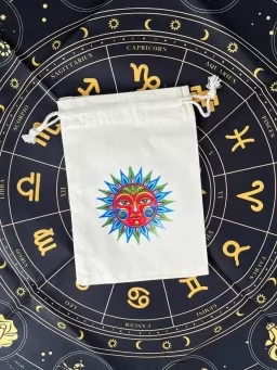  Мешочек для карт Таро(Красное Солнце)