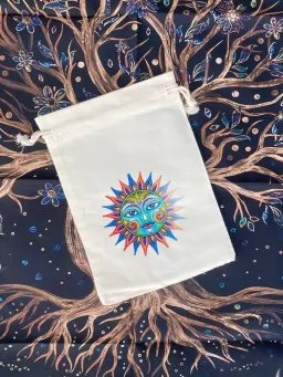 Мішечок для карт Таро (Блакитне Сонце)