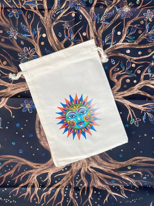 Мішечок для карт Таро (Блакитне Сонце)