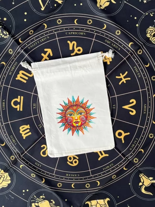 Мішечок для карт Таро (Помаранчеве Сонце)