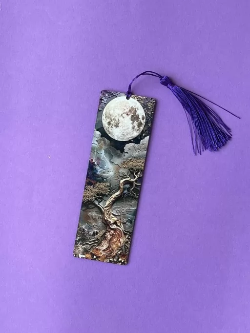 Закладка "Дерево и Луна"(вариант 4)