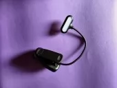 Лампа для читання книг із затискачем (чорна)