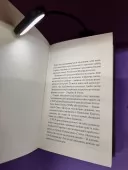 Лампа для читання книг із затискачем (чорна)