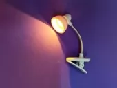 Лампа для чтения книг с зажимом(белая)