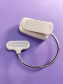 Лампа для чтения книг с зажимом (белая)