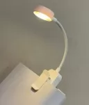 Лампа для читання книг із затискачем (біла)