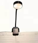 Лампа для читання книг із затискачем (чорна)