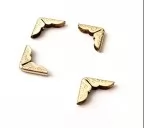 Металеві захисні куточки для книг 4шт (Золоті) Металеві захисні куточки для книг 4шт (Золоті)