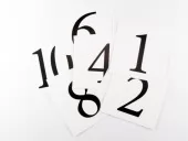 Картки міні. Цифри