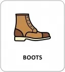 Картки з піктограмами. Одяг, взуття, аксесуари