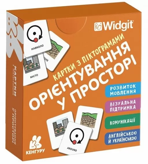 Картки з піктограмами. Орієнтування у просторі Картки з піктограмами. Орієнтування у просторі