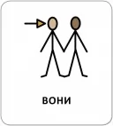 Картки з піктограмами. Займенники, прислівники