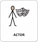 Картки з піктограмами. Люди навколо