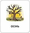 Картки з піктограмами. Природні явища. Пори року