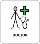 Картки з піктограмами. Заклади та професії