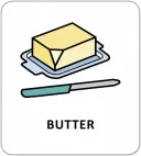 Картки з піктограмами. Їжа, напої