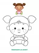 Малюємо за зразком. Дейзі. Disney Маля