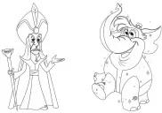 Disney Маля. Гра з кольором. Аладдін