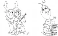 Disney Маля. Гра з кольором. Крижане серце Disney Маля. Гра з кольором. Крижане серце