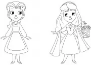 Disney Маля. Гра з кольором. Принцеса