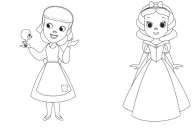 Disney Маля. Гра з кольором. Принцеса