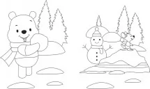 Disney Маля. Гра з кольором. Вінні Пух