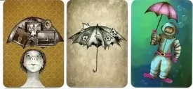 Метафоричні карти "Парасольки. Метафора упоралося зі складними життєвими ситуаціями"